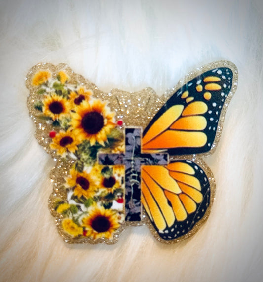 Sunflowers and Butterflies