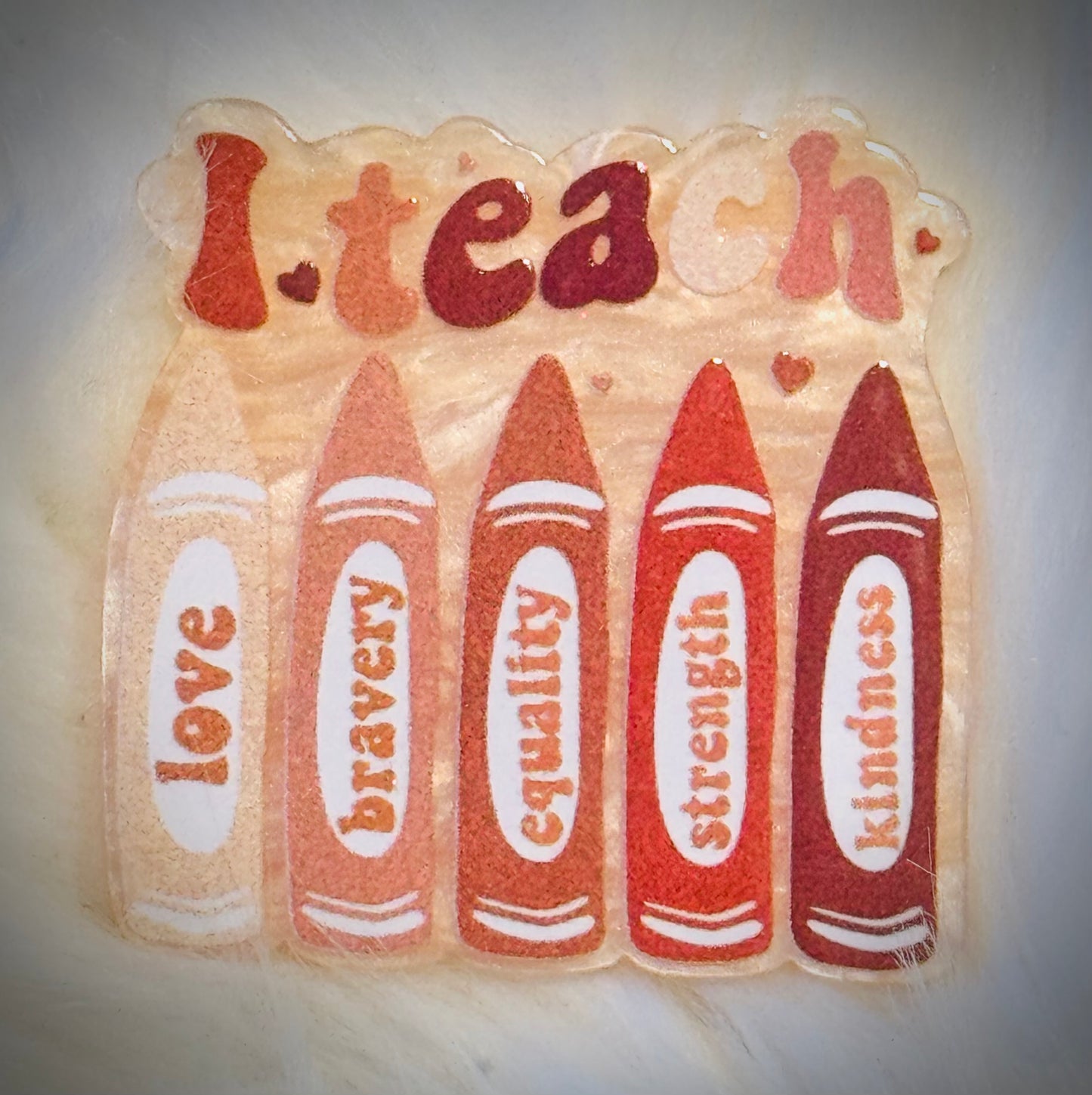 I Teach Brown Crayon