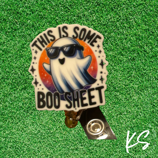 Some Boo Sheet Badge Reel