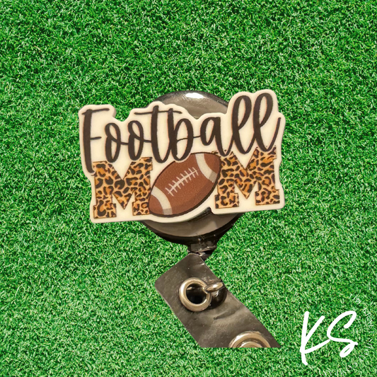 Football Mom Badge Reel