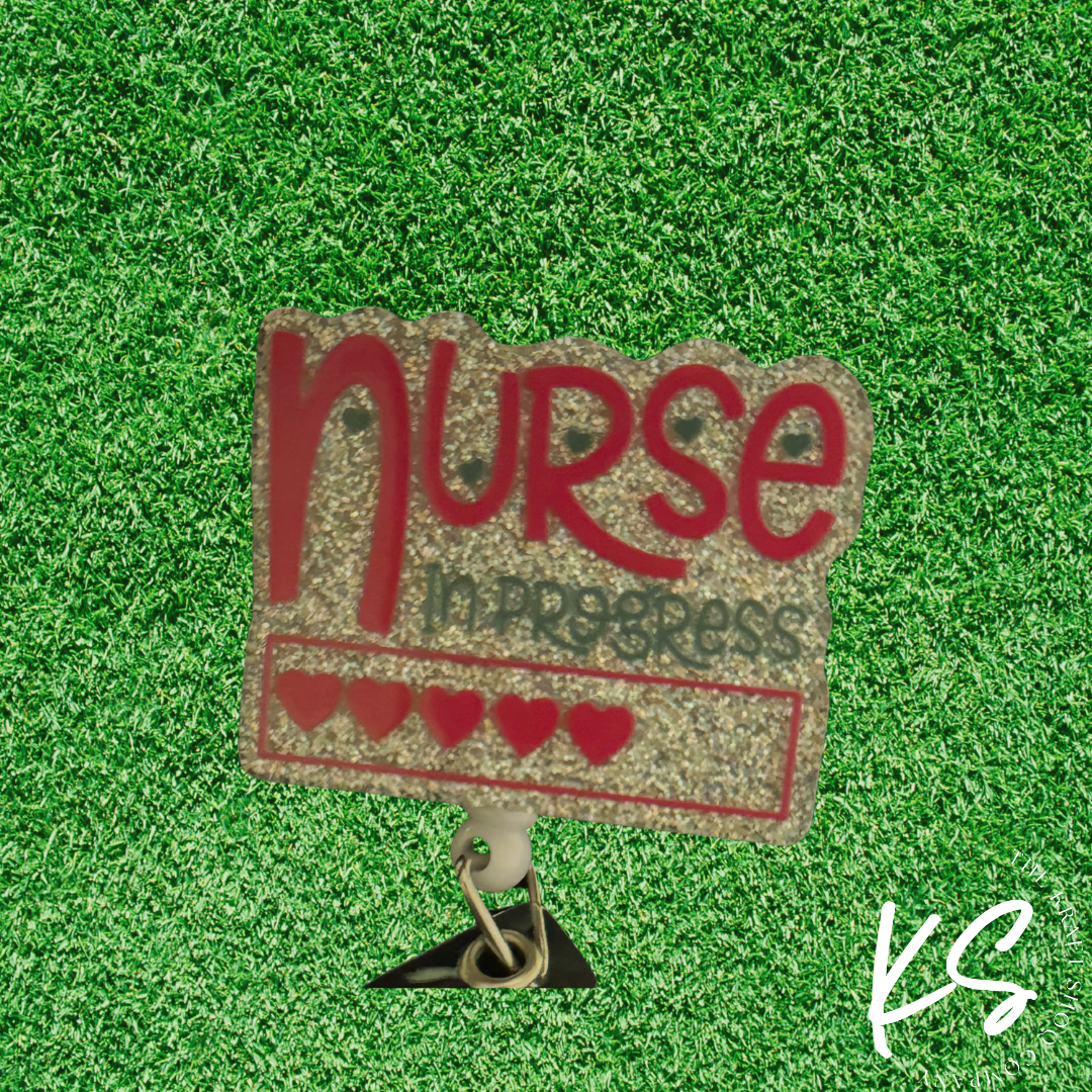 Nurse In Progress Badge Reel