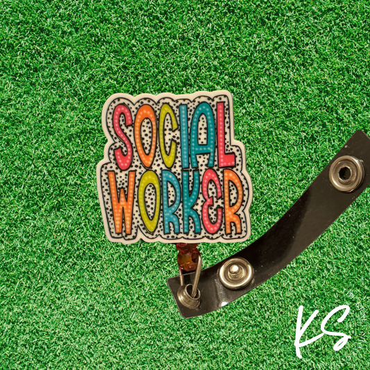 Social Worker Badge Reel